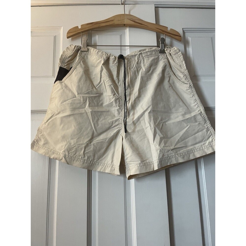 Vintage EMS Eastern Mountain Sports Women's Nylon Hiking Shorts Beige Size M